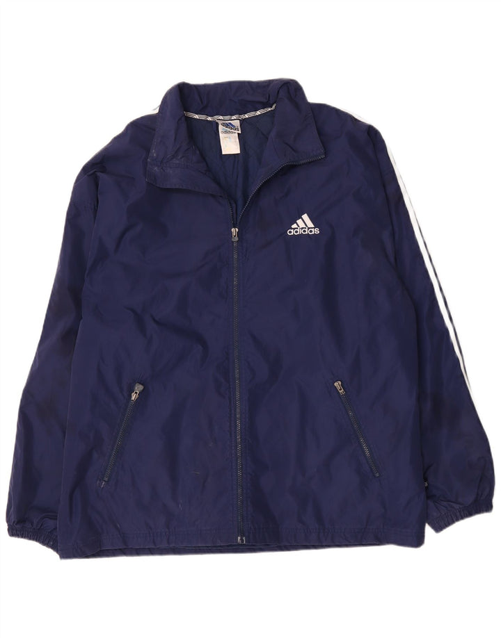 Ανδρικό τζάκετ Adidas Windbreaker UK 44/46 Large Navy Blue Polyamide