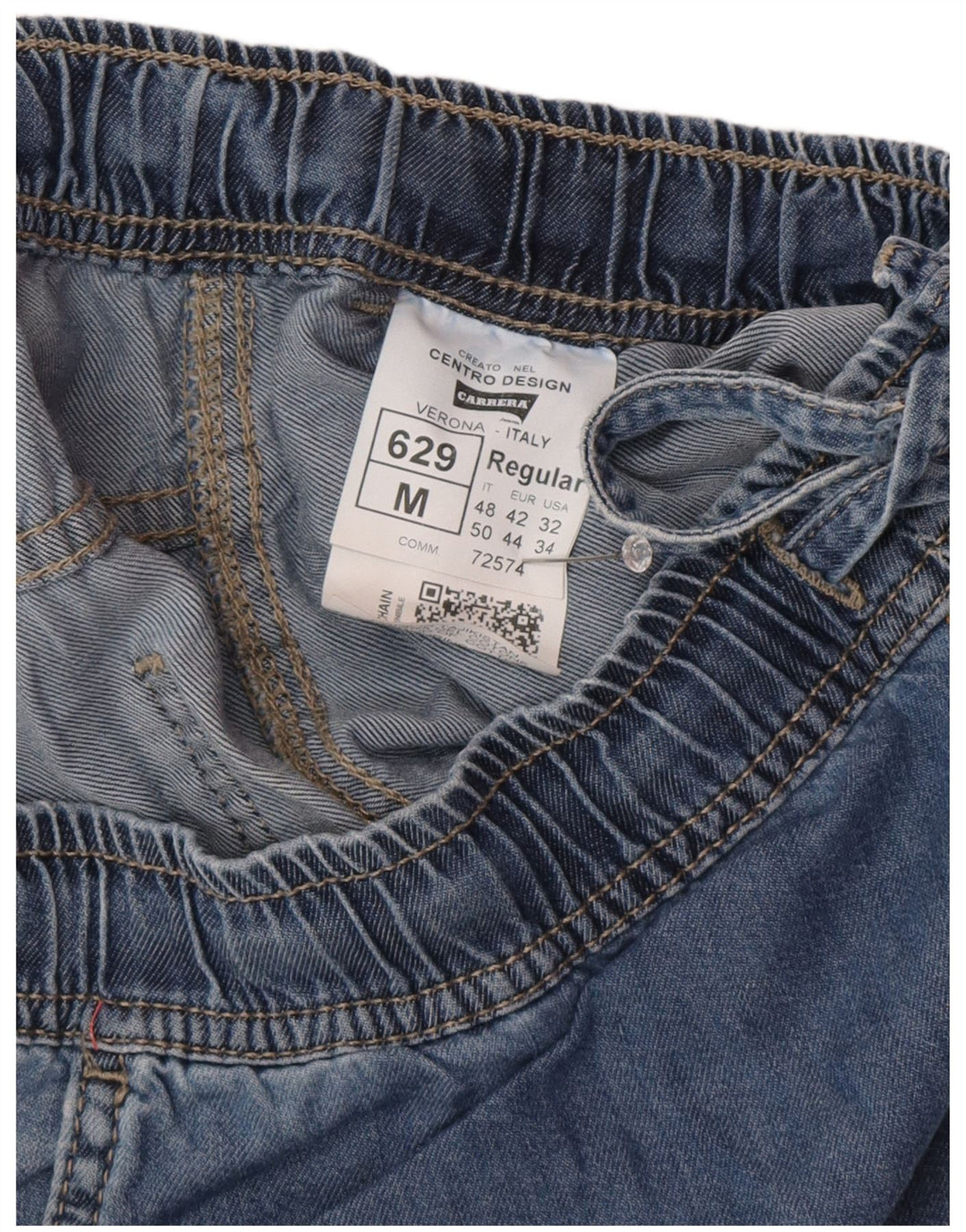 Ανδρικό τζιν σορτς Carrera 629 Cargo IT 48 Medium W32 Μπλε βαμβακερό