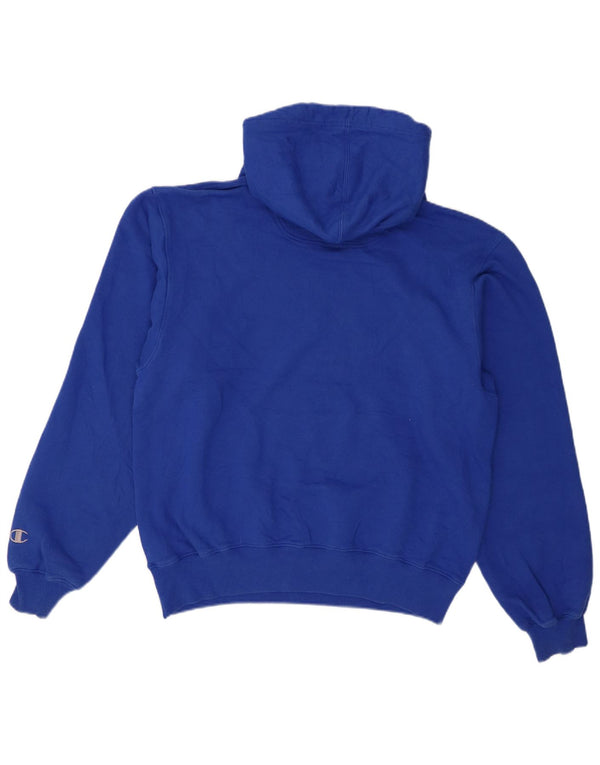 Champion Mens Hoodie Jumper Μεσαίο Μπλε Βαμβακερό