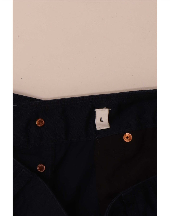 Jack & Jones Ανδρικό σορτς Chino μεγάλο W34 Navy Blue Polyester