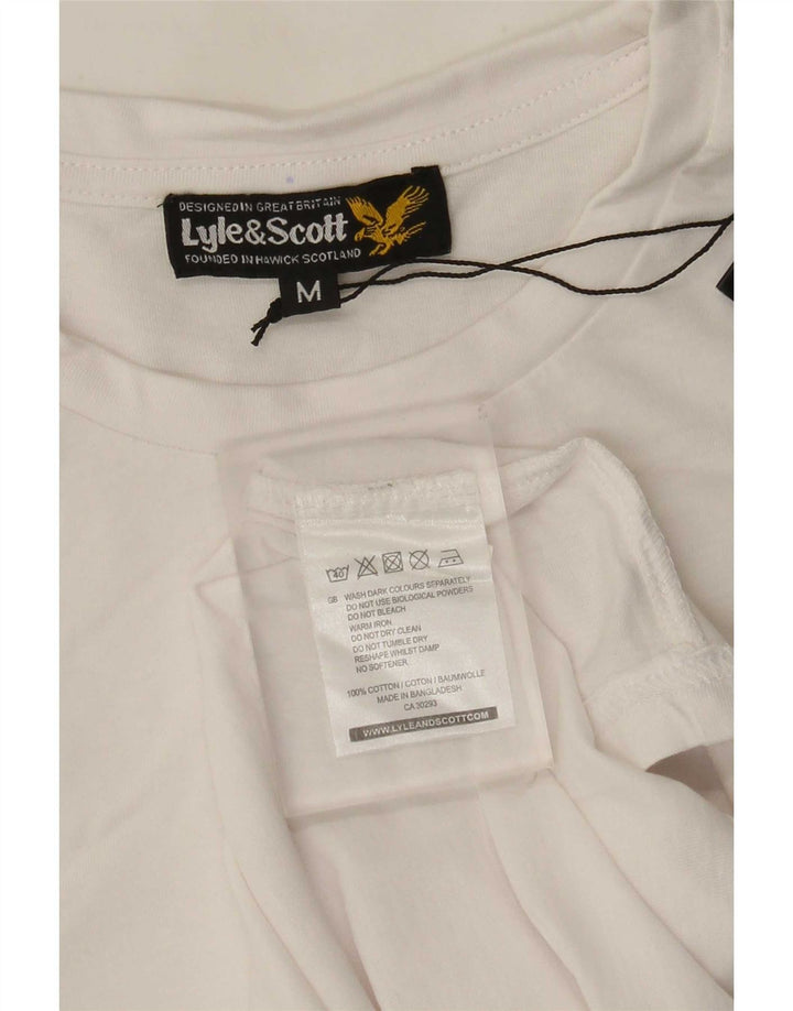 Ανδρικό T-Shirt Lyle & Scott Top Μεσαίο λευκό βαμβακερό