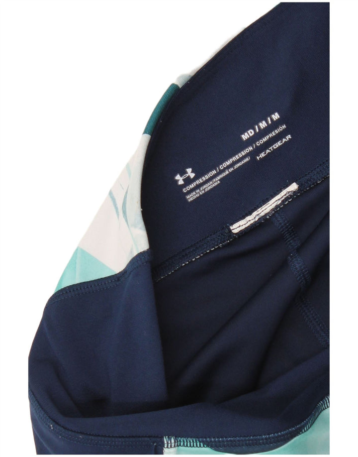Under Armour γυναικείο κολάν συμπίεσης UK 12 μεσαίου τιρκουάζ γεωμετρικό