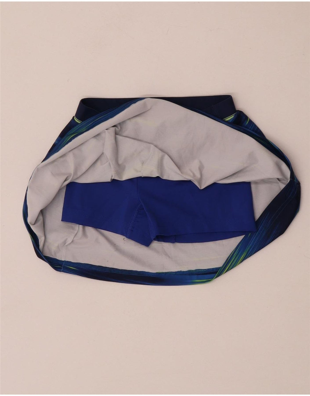 Adidas Girls Climalite Skort 7-8 ετών Navy Blue ριγέ πολυεστέρας