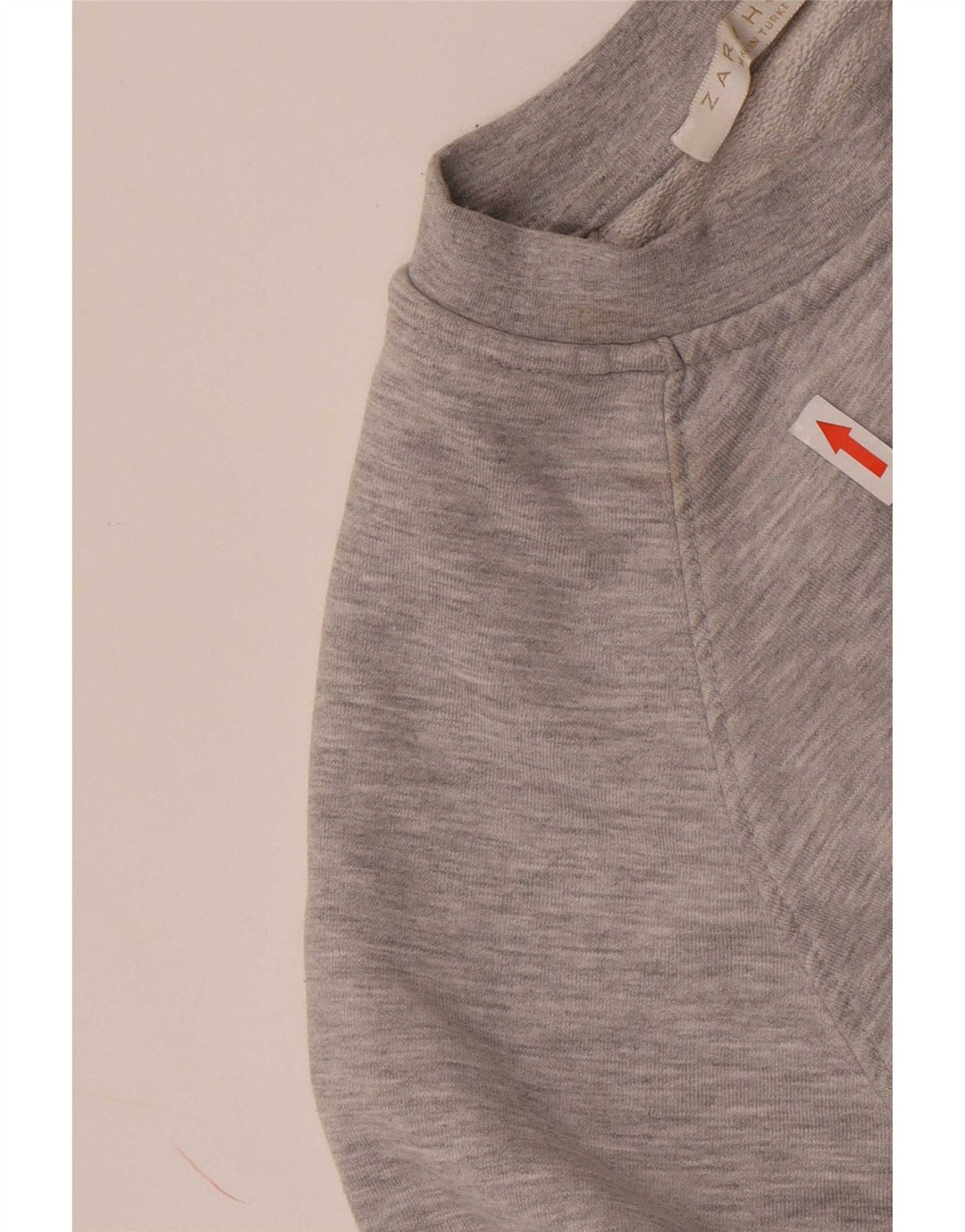 Zara Γυναικείο Φούτερ μεγάλου μεγέθους Jumper UK 14 Μεσαίο γκρι βαμβακερό