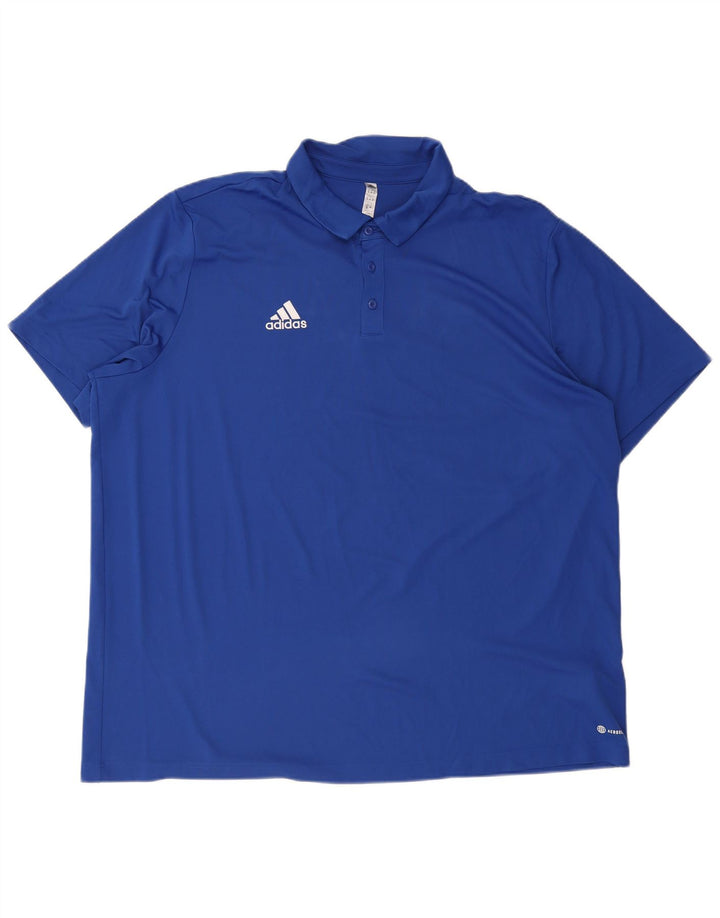 Adidas Ανδρικό Aeroready Πόλο Μπλουζάκι 3XL Μπλε Πολυεστέρας