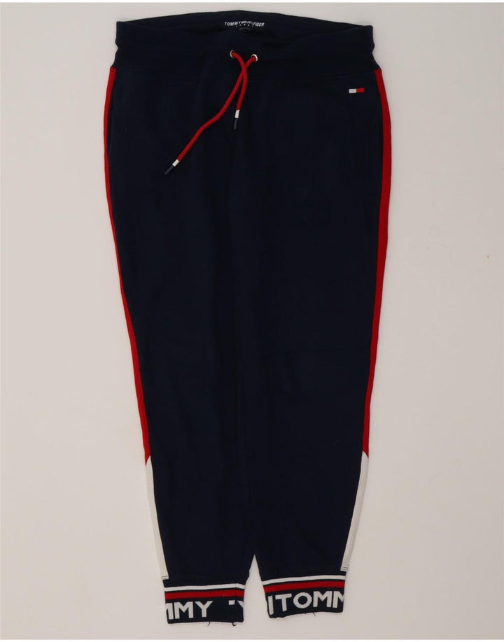 TOMMY HILFIGER Γυναικεία αθλητική φόρμα παντελόνι Joggers UK 14 Medium Navy Blue