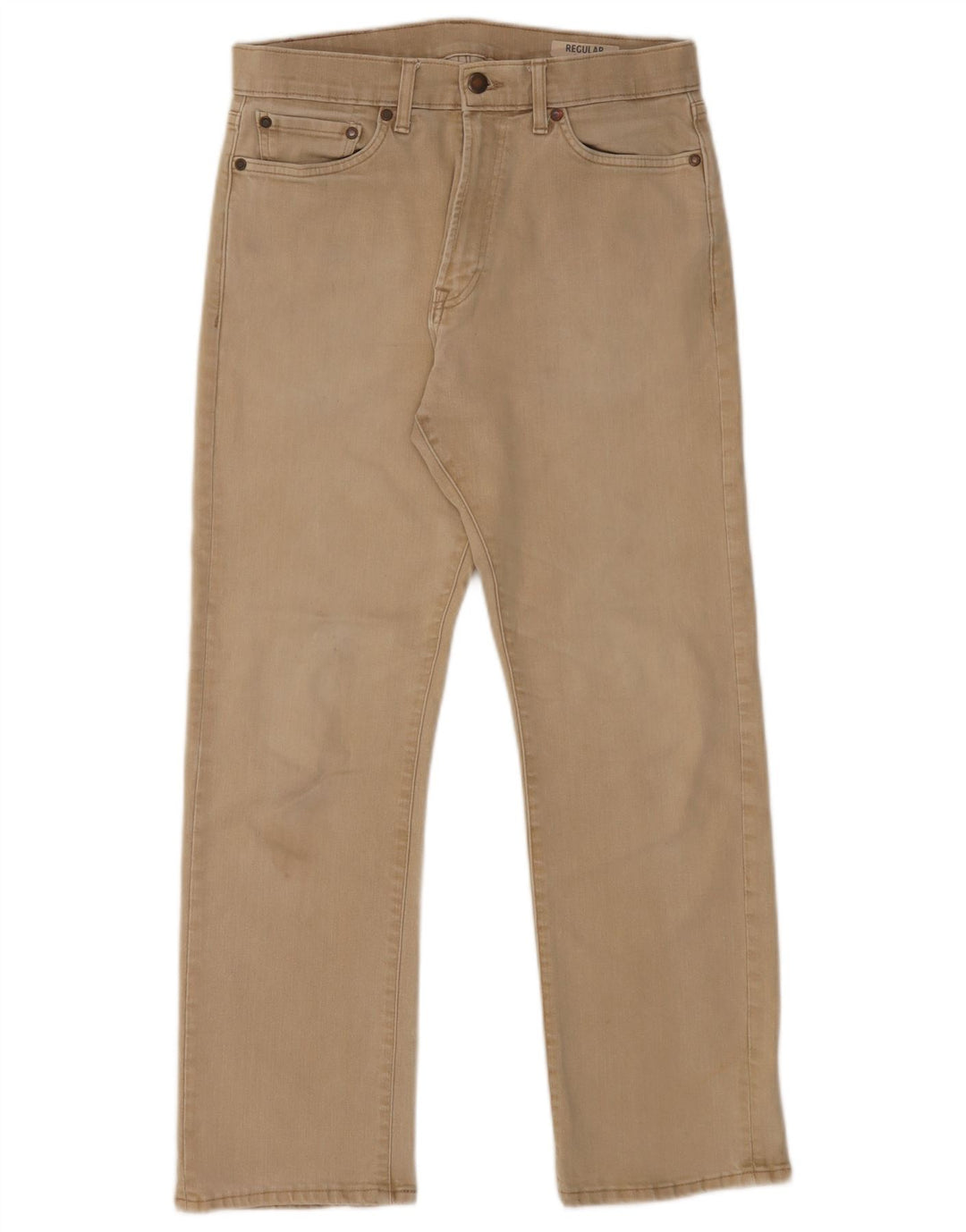 Marks & Spencer Ανδρικό Regular Fit Ίσιο Τζιν W30 L29 Μπεζ Βαμβακερό