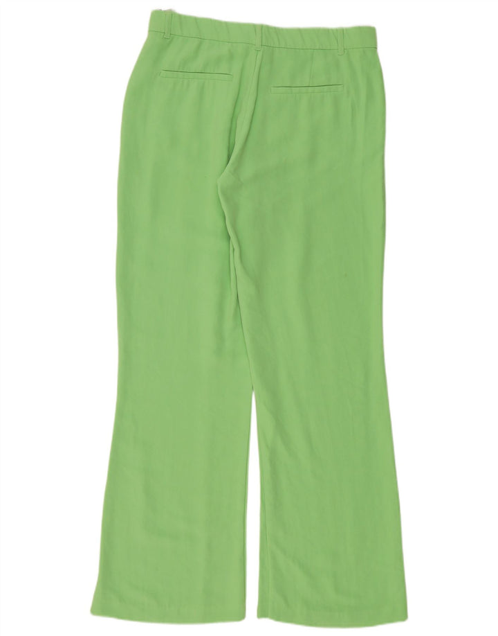 Zara Γυναικείο ίσιο παντελόνι Chino Large W34 L33 Green Polyester