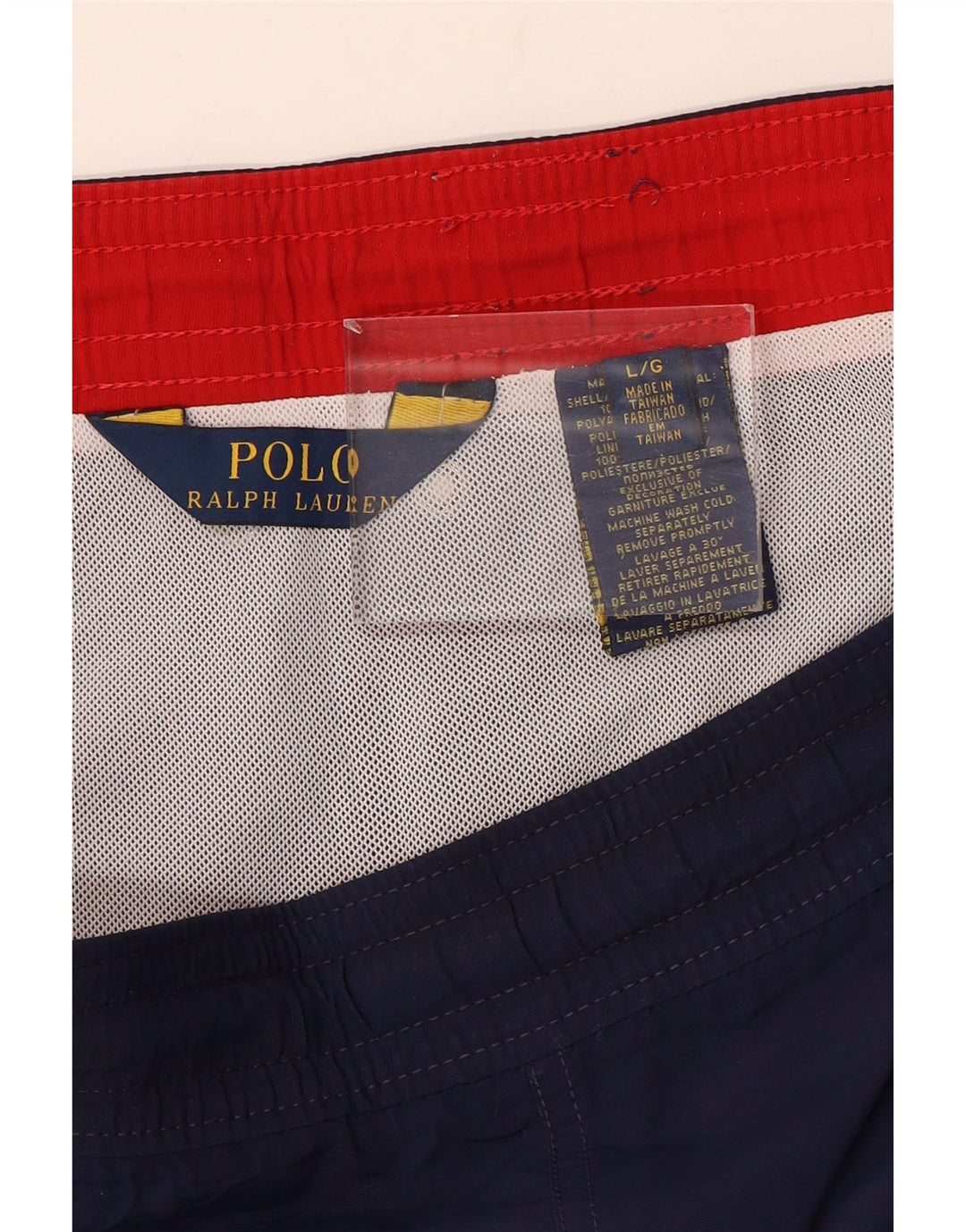 POLO RALPH LAUREN Ανδρικό σορτς κολύμβησης μεγάλο navy μπλε νάιλον