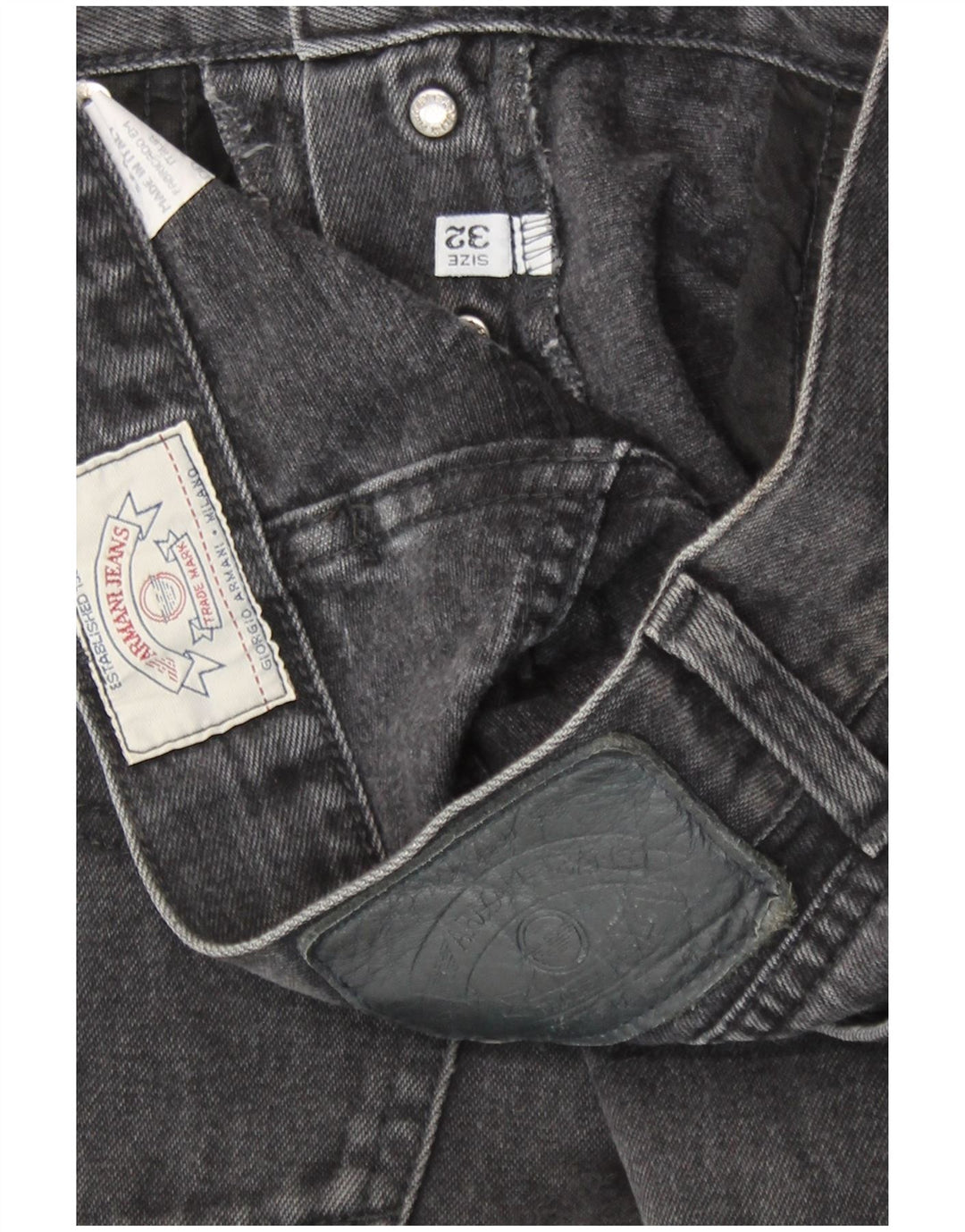 Armani Ανδρικό τζιν ίσιο W32 L31 Γκρι βαμβακερό