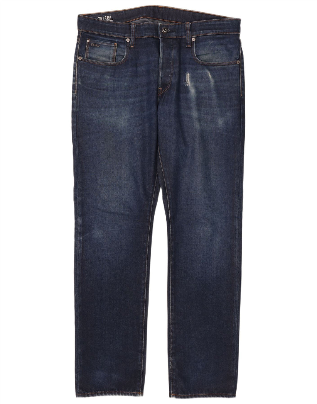 Ανδρικό Slim Jeans G-Star W38 L34 Navy Blue Cotton