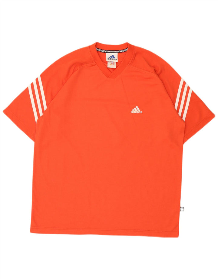 Ανδρικό γραφικό μπλουζάκι Adidas Top UK 40/42 μεσαίο πορτοκαλί πολυεστέρας