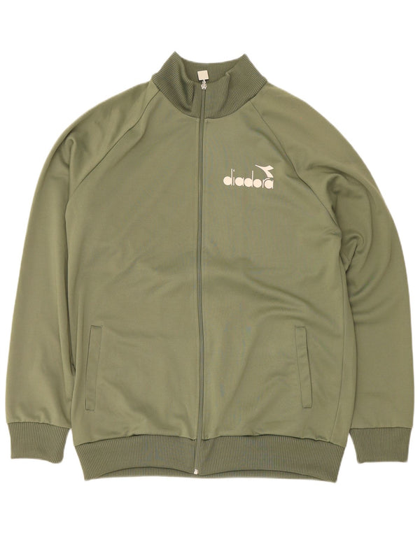 Ανδρική φόρμα γραφικών Diadora Top Jacket XL Green