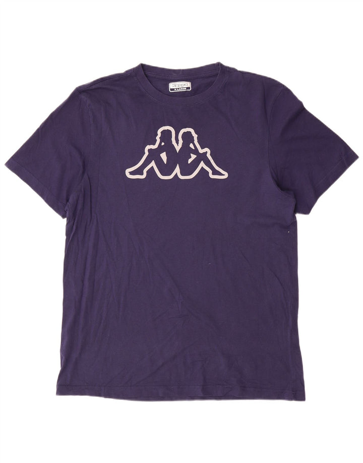 Ανδρικό γραφικό T-Shirt Kappa Top XL Navy Blue