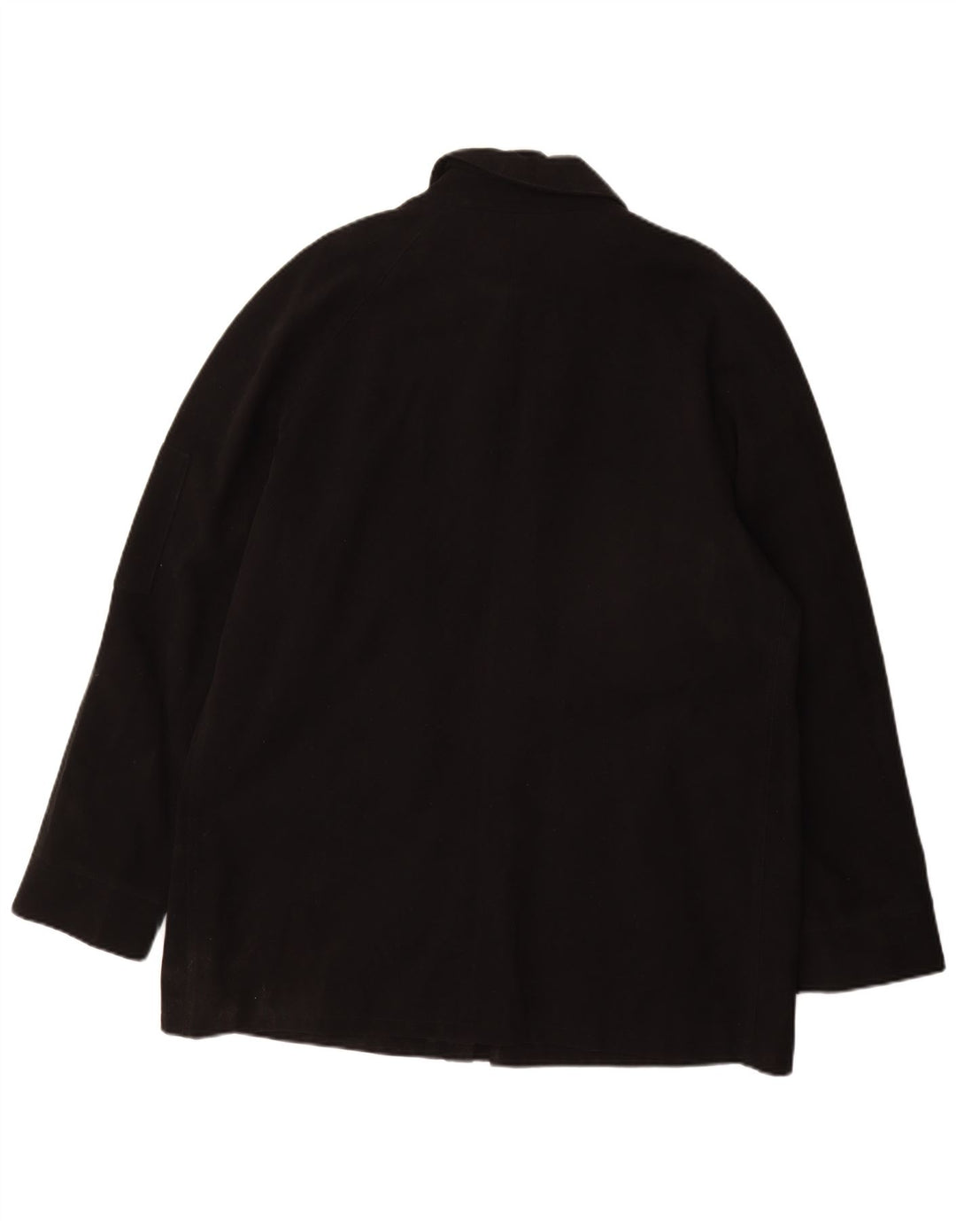 Ανδρικό παλτό Jaeger UK 42 XL Μαύρο βαμβακερό