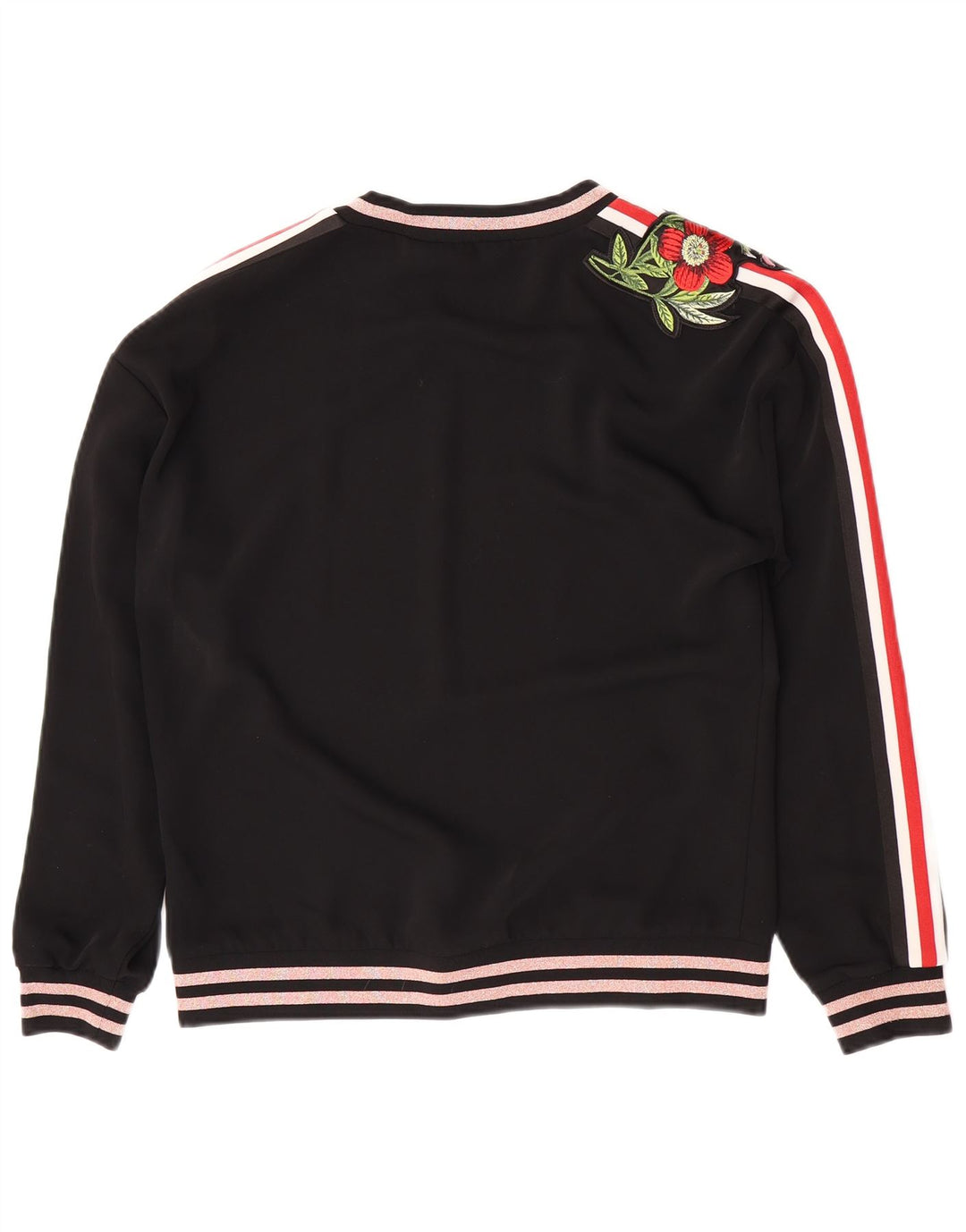 Γυναικείο γραφικό φούτερ Ted Baker Jumper UK 14 Medium Black Floral