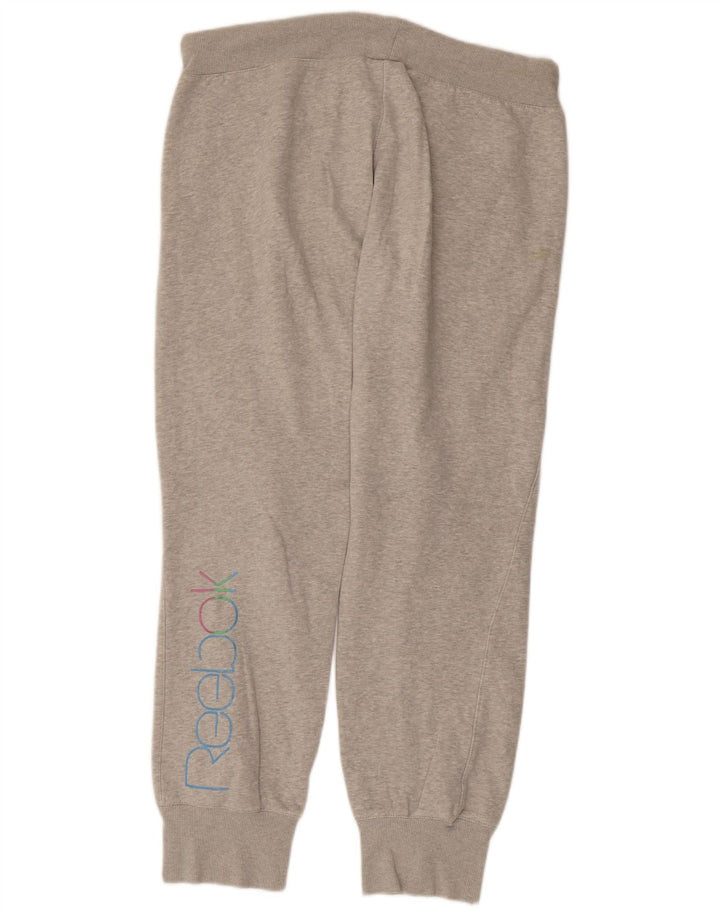 Ανδρική φόρμα REEBOK Παντελόνι Joggers Μεγάλο Γκρι Βαμβακερό