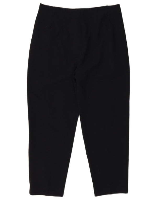 Marks & Spencer Γυναικείο Cropped Παντελόνι UK 12 Medium W28 L23 Navy Blue