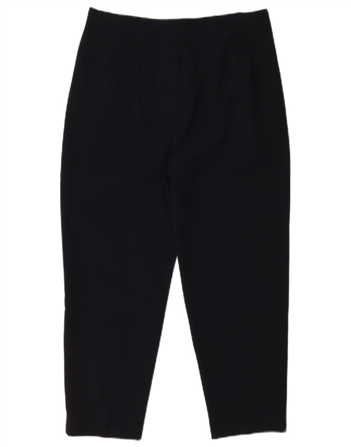 Marks & Spencer Γυναικείο Cropped Παντελόνι UK 12 Medium W28 L23 Navy Blue