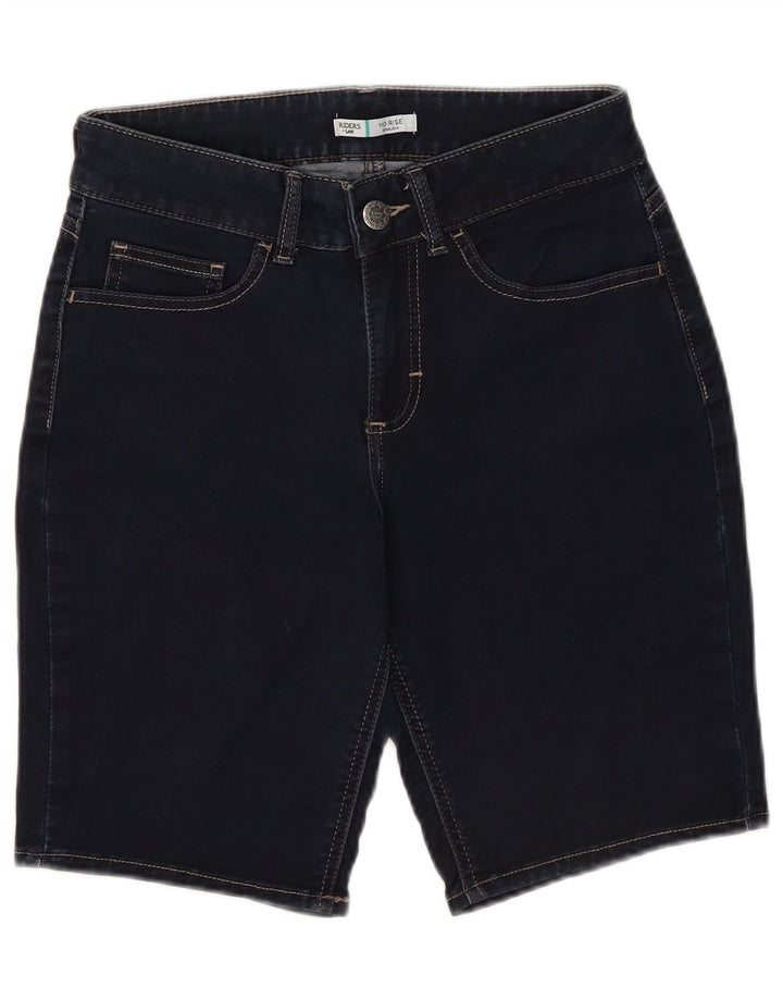 Lee Womens Riders Ψηλόμεσο τζιν σορτς Bermuda W28 Medium Navy Blue
