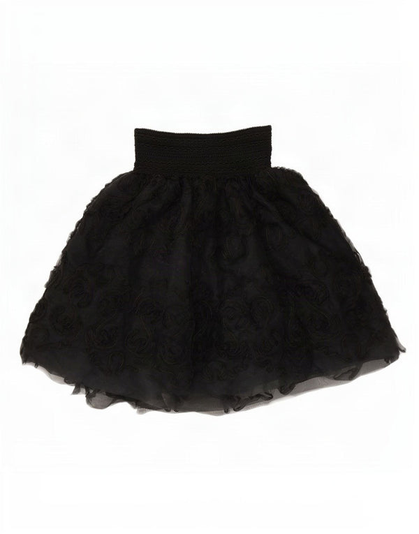 Blumarine Γυναικεία ψηλόμεση Tutu φούστα IT 40 Small W26 Black Paisley