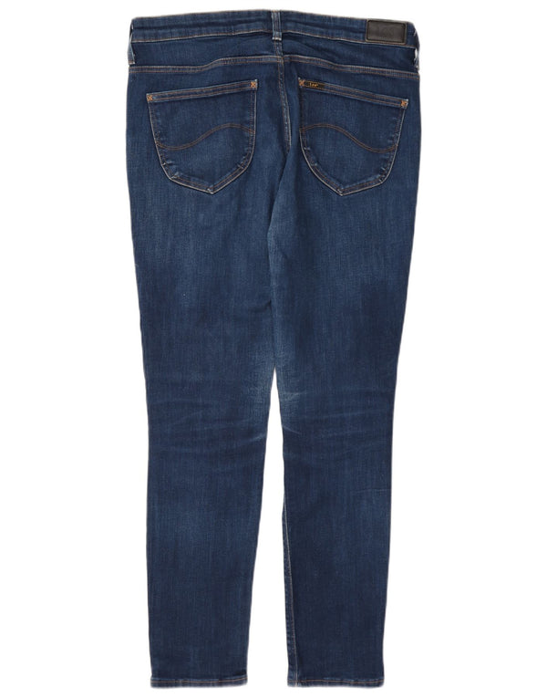 Lee Womens Scarlett Skinny Jeans W32 L31 Navy Blue Cotton
