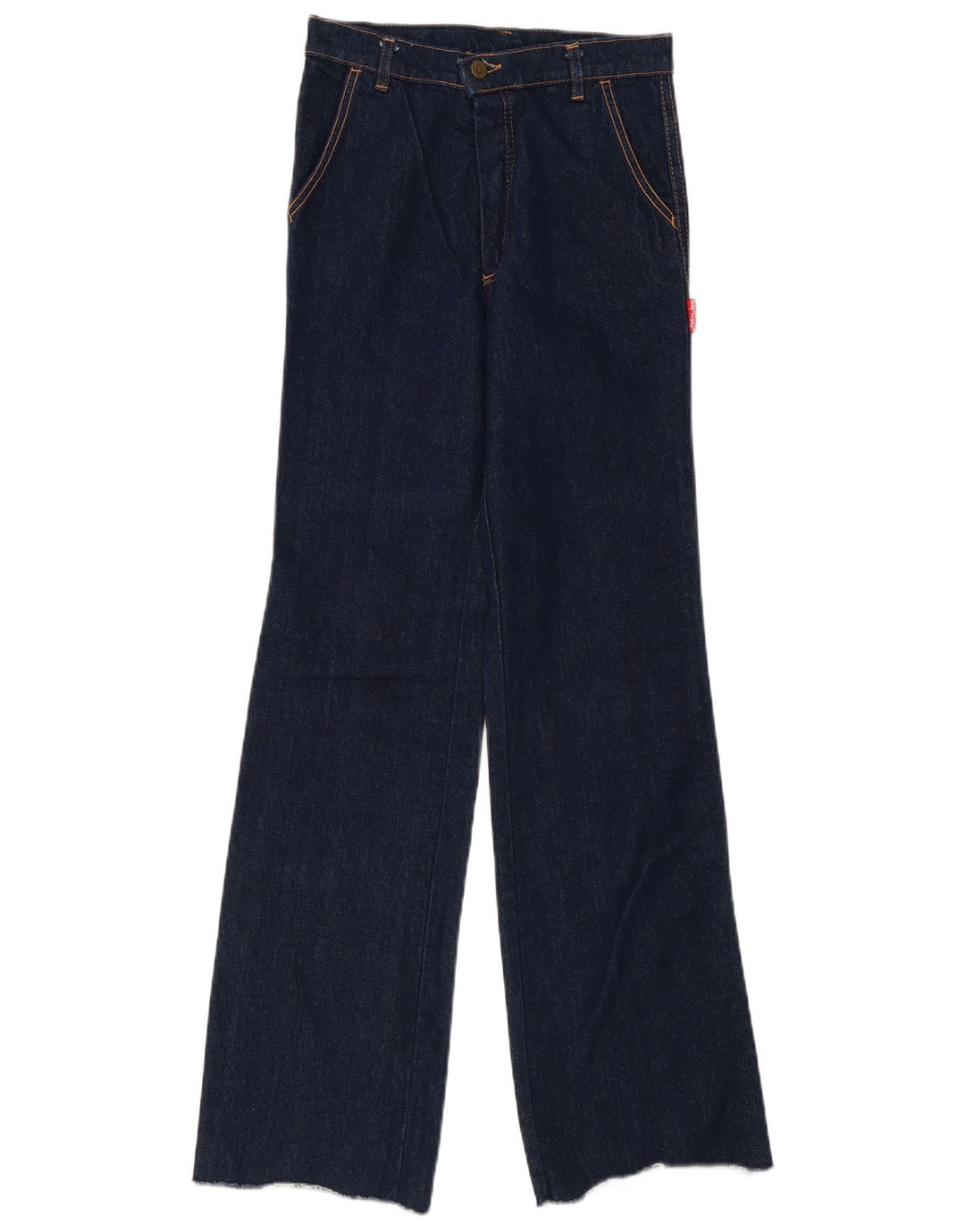 Vintage Γυναικείο Bootcut Jeans W30 L33 Navy Blue Cotton