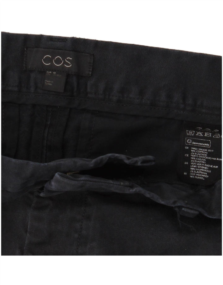 Ανδρικό παντελόνι Chino COS Slim EU 48 Medium W30 L31 Navy Blue Cotton