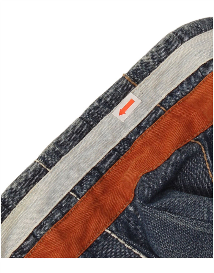 Intrend Γυναικεία τζιν ασύμμετρη φούστα IT 38 XS W28 Μπλε βαμβακερή