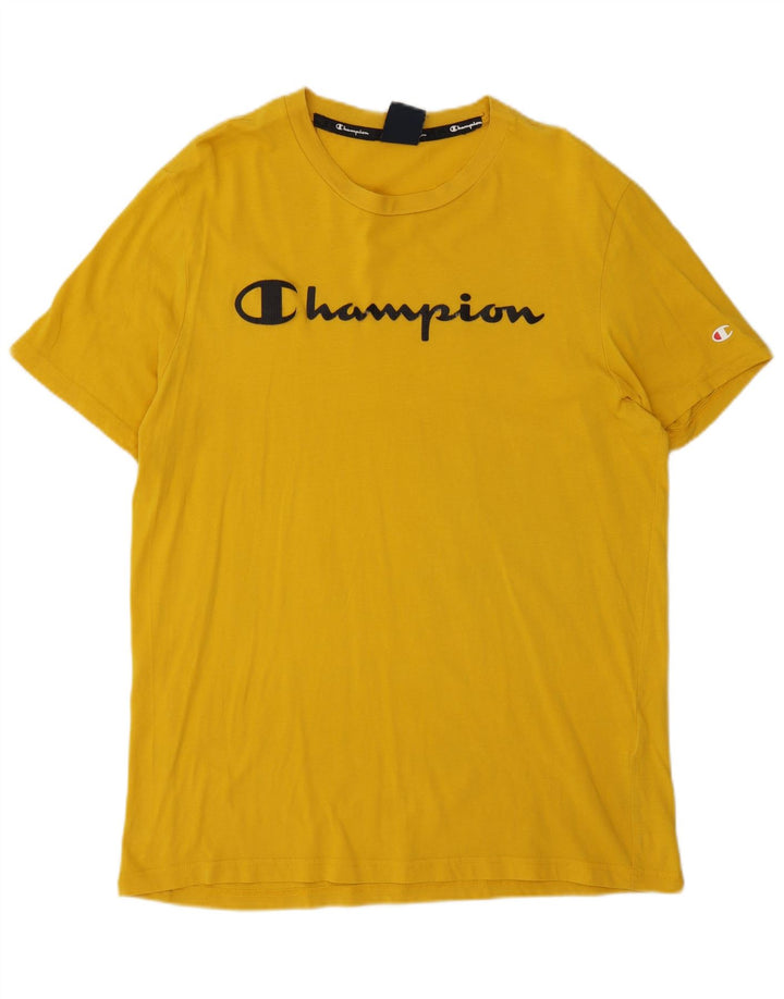 Ανδρικό T-Shirt Champion Graphic Top Medium Yellow