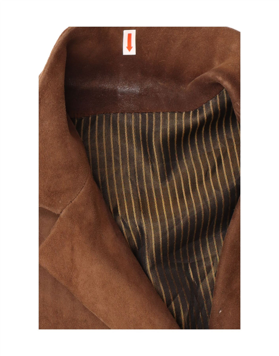 Vintage Γυναικείο Suede Jacket UK 12 Medium Brown