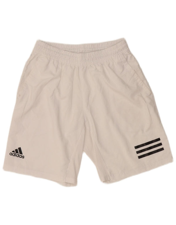 Ανδρικό σορτς Adidas Aeroready Αθλητικό μεσαίο λευκό πολυεστέρα