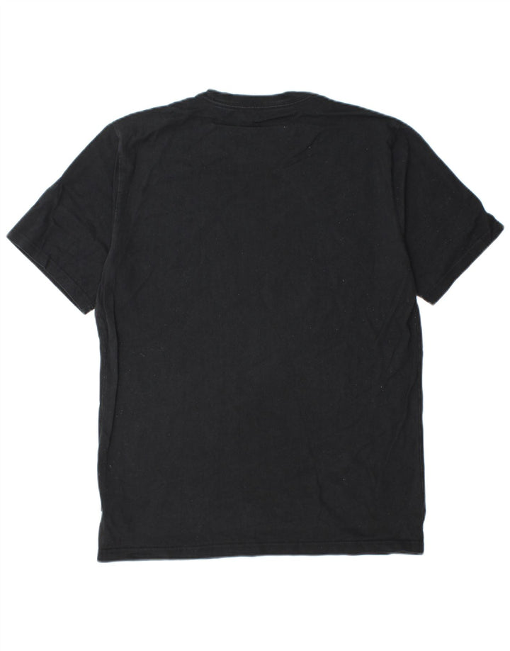 Ανδρικό γραφικό T-Shirt Converse Top Μεσαίο μαύρο βαμβακερό