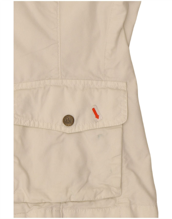 Marlboro Classics Γυναικείο Utility Μπουφάν EU 44 XL Λευκό βαμβακερό