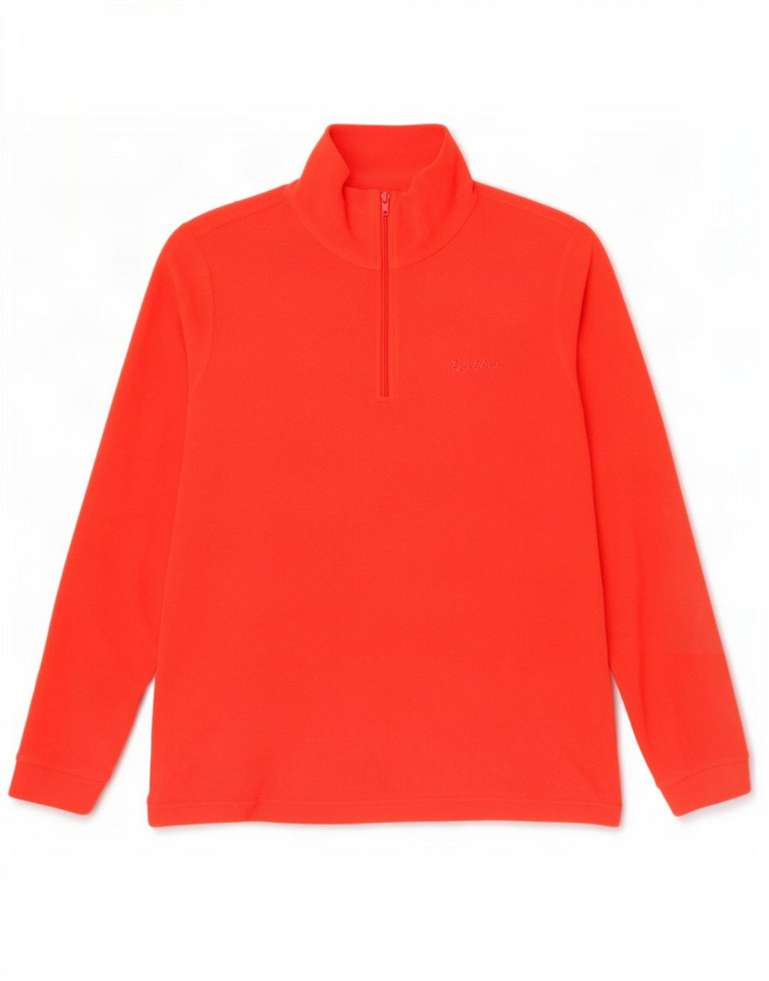 Lotto Mens Zip Neck Fleece Jumper XL Red