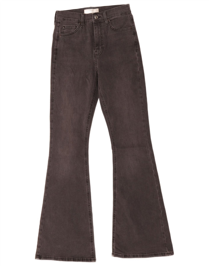 Topshop Γυναικείο Τζιν Jamie Flared W28 L32 Γκρι βαμβακερό