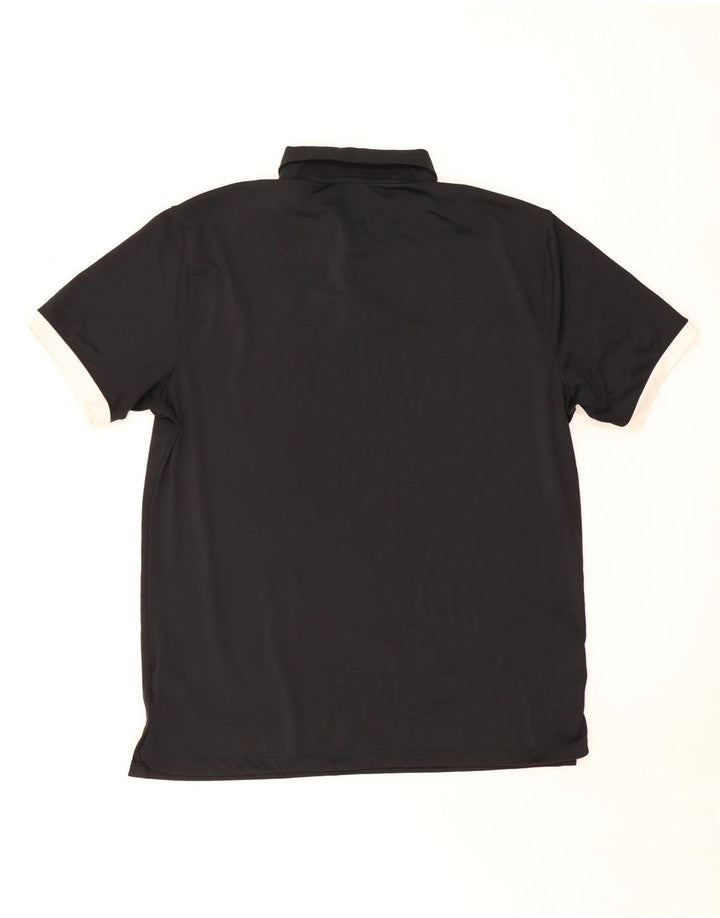 Ανδρικό πουκάμισο Nike Dri Fit Polo από μεσαίο μαύρο πολυεστέρα