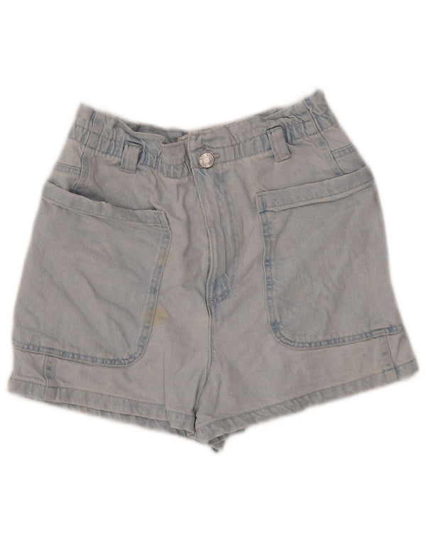 Zara Γυναικείο Ψηλόμεσο Τζιν Σορτς EU 36 XS W26 Μπλε