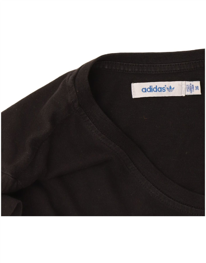 Γυναικείο γραφικό T-Shirt Adidas Top EU 36 Small Black