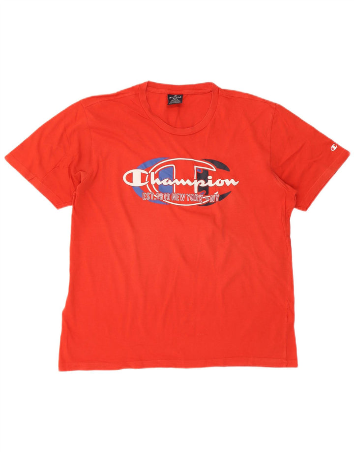 Ανδρικό T-Shirt Champion Graphic Top Large Red