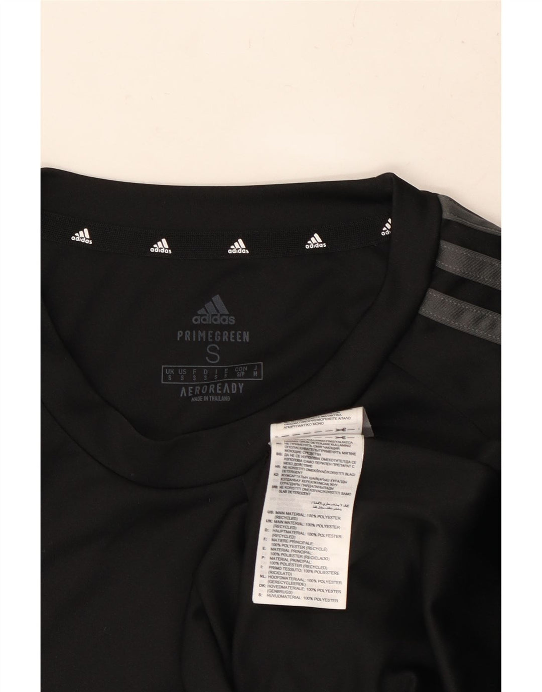 Ανδρικό T-Shirt Aeroready ADIDAS Top Small Black Polyester