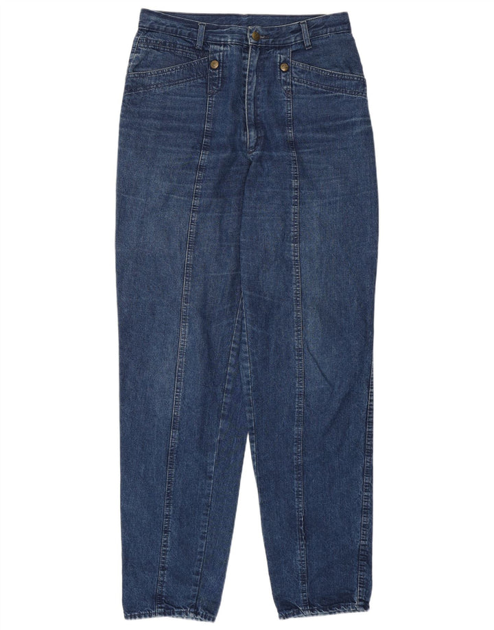 POP 84 Γυναικείο ψηλόμεσο τζιν IT 48 XL W34 L32 Μπλε βαμβακερό