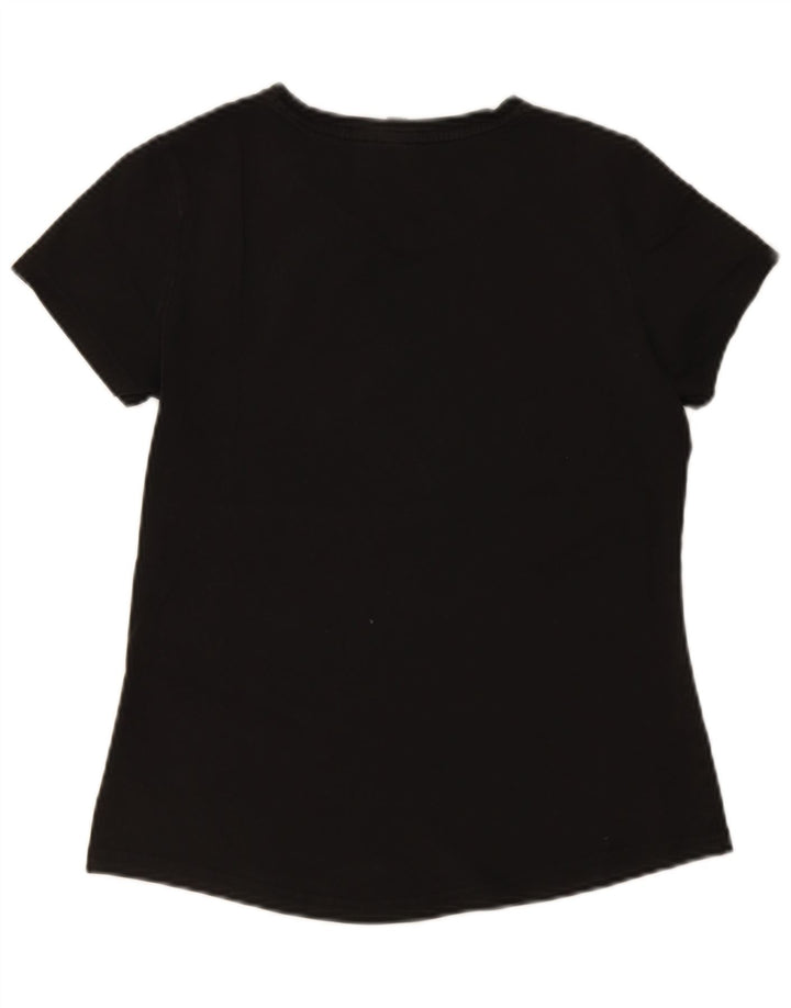 Puma Γυναικείο T-Shirt Top UK 12 Medium Black