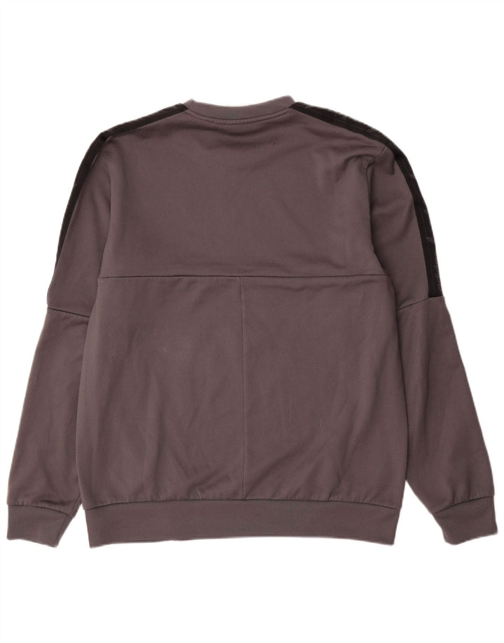 Ανδρικό γραφικό φούτερ Adidas Jumper Medium Grey Colourblock Polyester