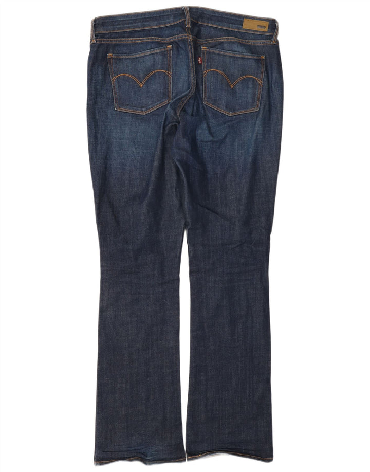 Γυναικείο τζιν Levi's ψηλόμεσο μποτάκι W33 L32 Navy Blue Cotton