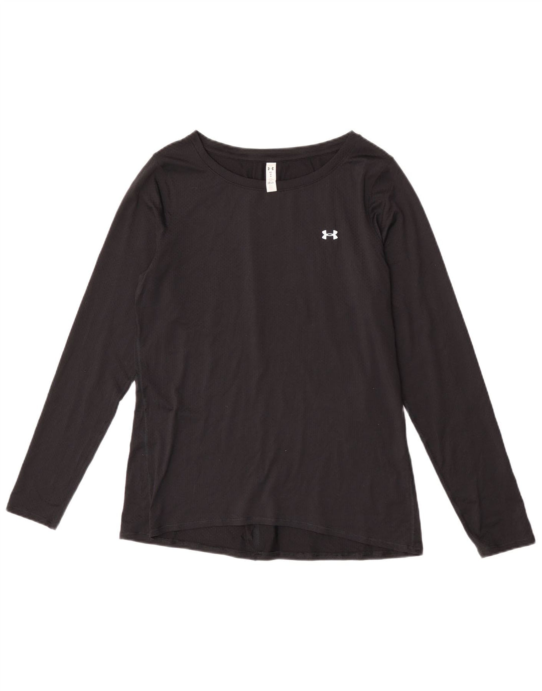 Under Armour Γυναικείο Heat Gear Μακρυμάνικο UK 14 Medium Μαύρο
