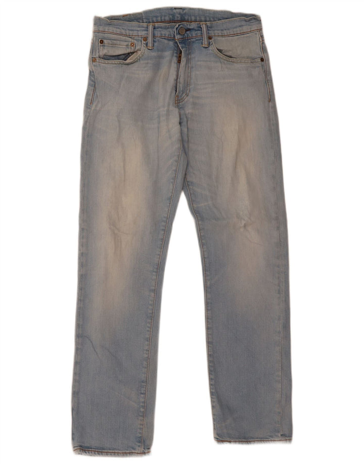 Levi's Mens 504 Straight Jeans W31 L32 Blue Cotton
