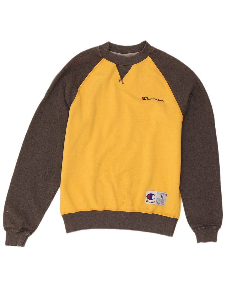 Ανδρικό φούτερ Champion Jumper, μεσαίο κίτρινο, βαμβακερό
