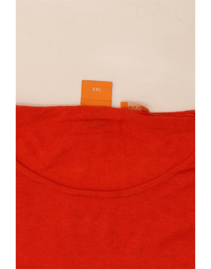 Ανδρικό πουλόβερ Hugo Boss Crew Neck Jumper 2XL Κόκκινο