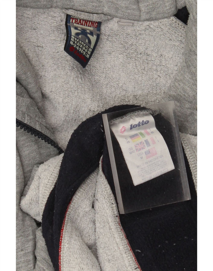 Ανδρική αθλητική φόρμα γραφικών LOTTO Top Jacket UK 38/40 Medium Grey Colourblock